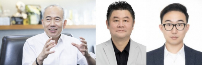 주성엔지니어링이 단독 대표이사 체제에서 각자 대표이사 체제로 전환했다. 사진은 황철주 주성엔지니어링 대표이사 회장(왼쪽부터), 이우경 대표이사 부회장, 황은석 대표이사 사장. /사진=주성엔지니어링