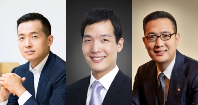 김동관 한화그룹 부회장, 김동원 한화생명 사장, 김동선 한화갤러리아·호텔앤드리조트 미래비전총괄 부사장이 트럼프 주니어와 만났다. 사진 왼쪽부터 김동관 부회장, 김동원 사장, 김동선 부사장. /사진=한화