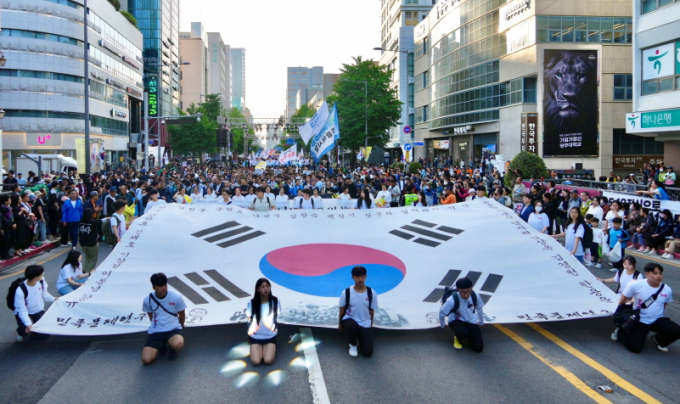 지난해 민주대행진./사진=광주시