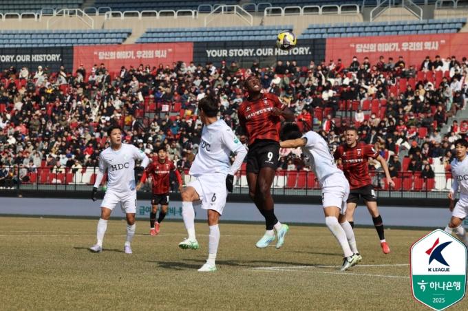 부천FC의 홈경기 모습(한국프로축구연맹 제공)