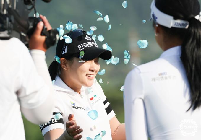 매치퀸 2연패에 도전하는 박현경(25). (KLPGT 제공)
