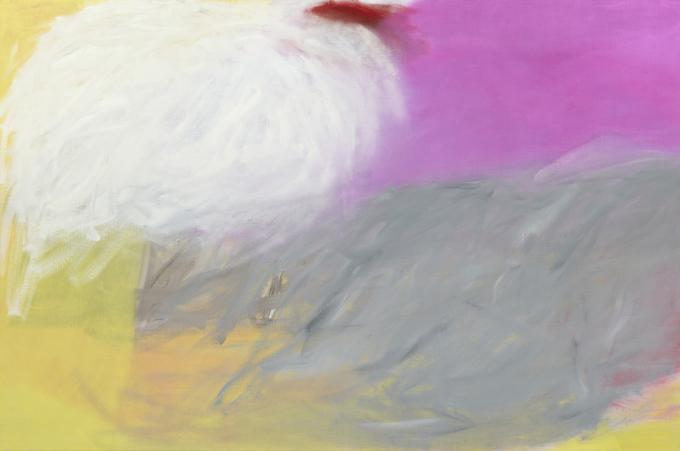 윤종숙, Eine Wolke(구름 한 점), 2025, Oil on canvas, 200 x 300 cm (리안 갤러리 서울 제공)