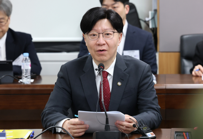 김소영 금융위원회 부위원장이 1일 서울 종로구 정부서울청사에서 열린 제4차 가상자산위원회 회의에서 발언을 하고 있다. /사진-뉴스1