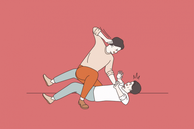 술값 환불 문제로 다투던 손님의 머리를 눌러 장애를 입힌 혐의로 재판에 넘겨진 노래주점 업주가 법원으로부터 실형을 선고 받았다. 해당 삽화는 기사내용과 무관함. /사진=이미지투데이
