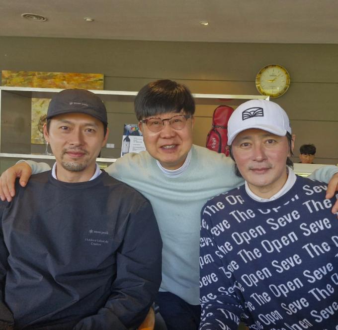 현빈, 임백천, 장동건(왼쪽부터, 임백천 SNS)