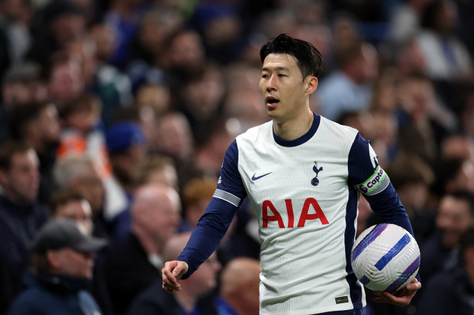 토트넘 홋스퍼 주장 손흥민이 올시즌 부진을 유럽축구연맹 유로파리그 우승으로 만회하겠다는 포부를 밝혔다. 사진은 토트넘 홋스퍼에서 활약한 손흥민의 모습. /사진=로이터