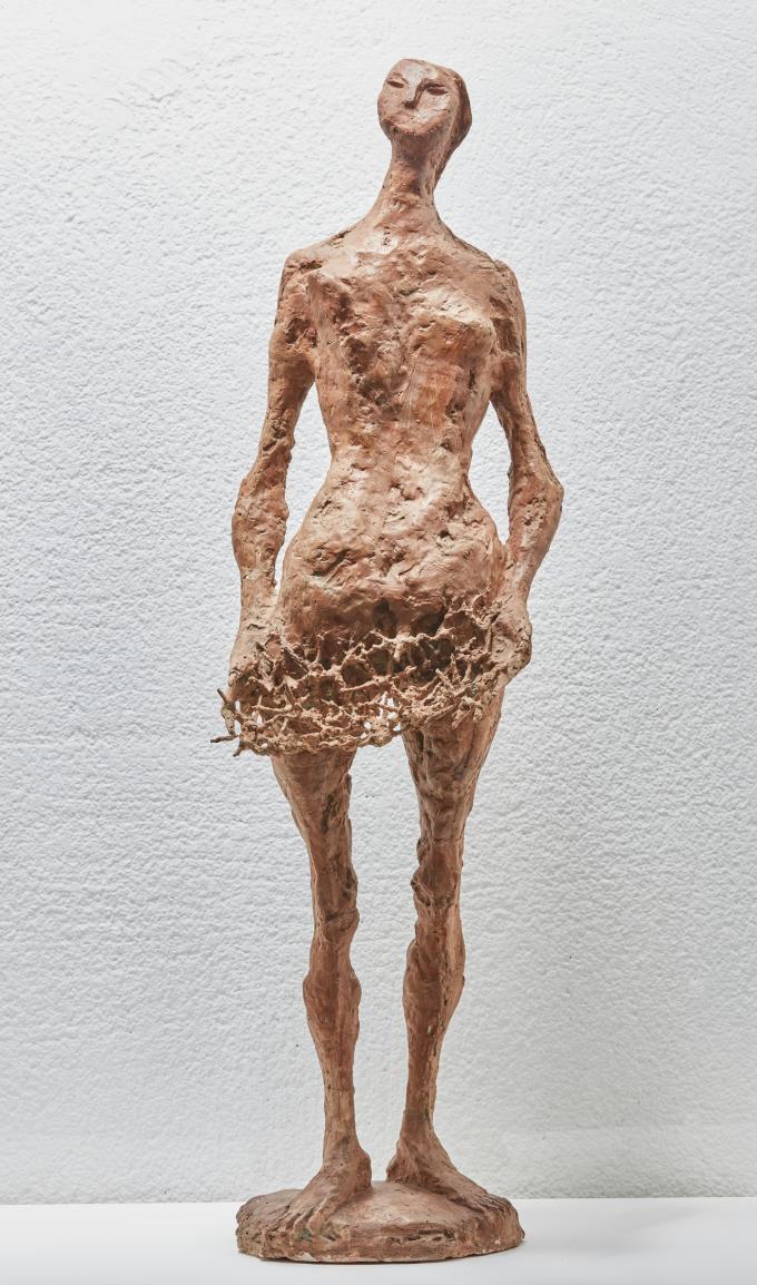 최만린, 이브 58-1, 1958, 석고, 133&times;42&times;29cm (성북구립미술관 제공)