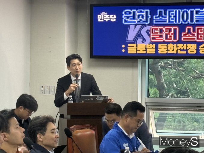 사진은 이날 발제자로 나선 이종섭 서울대학교 경영대학원 교수가 설명하는 모습.  /사진=머니S 이예빈 기자 