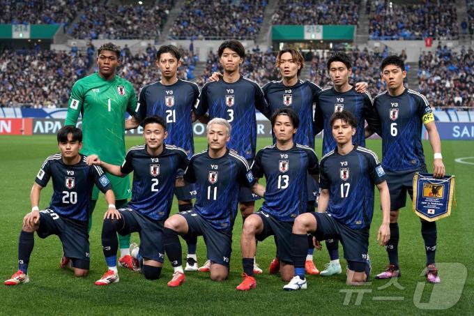 일본 축구국가대표팀. ⓒ AFP=뉴스1