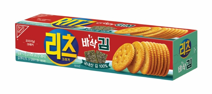 동서식품이 ‘리츠 크래커 바삭 김’을 출시했다. /사진=동서식품