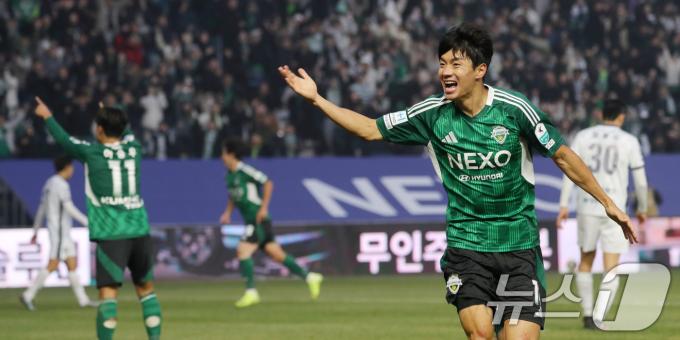 전북 현대 전진우. /뉴스1 ⓒ News1 유경석 기자