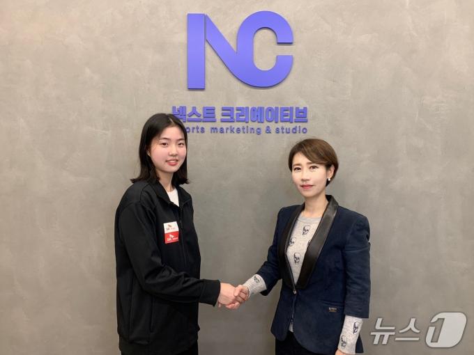 주예빈이 넥스트크리에이티브와 매니지먼트 계약을 맺었다. (넥스트크리에이티브 제공)