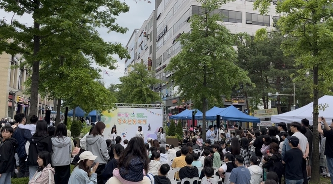 ‘2025 갈매동 찾아가는 청소년문화의집- 네버마인드 축제’ 모습. /사진제공=구리시 