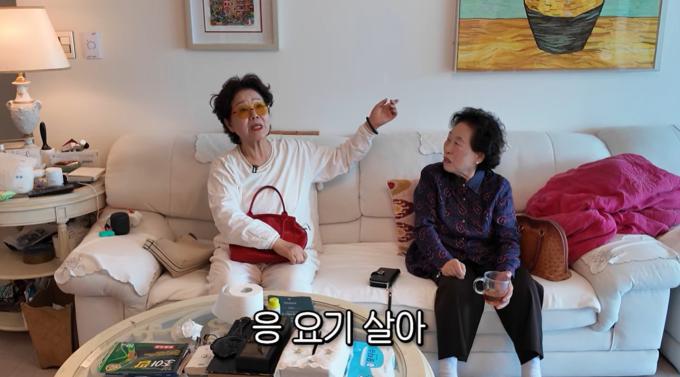 선우용여 유튜브 영상 캡처