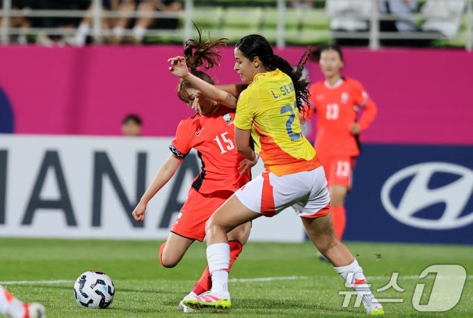 [뉴스1 PICK] 국내 첫 선 신상우호 '남미 복병' 콜롬비아에 0-1 패배