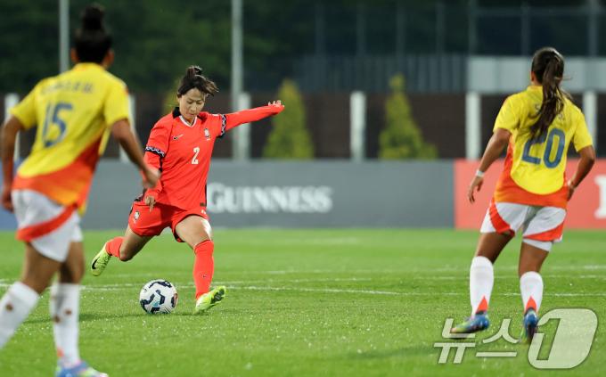 [뉴스1 PICK] 국내 첫 선 신상우호 '남미 복병' 콜롬비아에 0-1 패배
