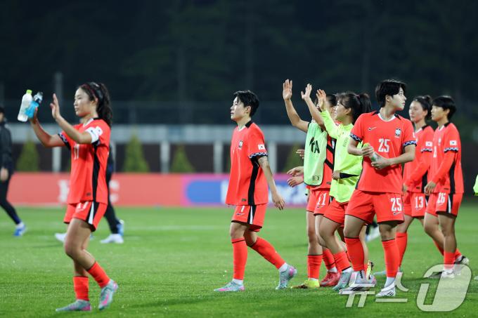 [뉴스1 PICK] 국내 첫 선 신상우호 '남미 복병' 콜롬비아에 0-1 패배