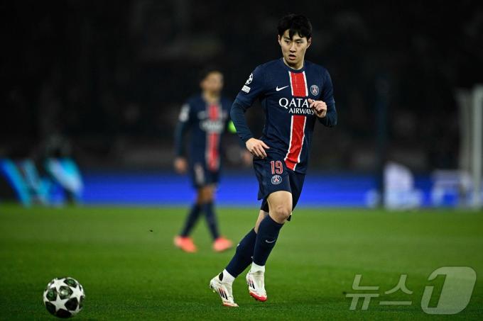 PSG의 이강인 ⓒ AFP=뉴스1