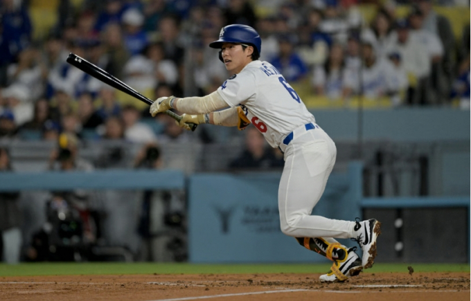 김혜성이 MLB에서 두 번째 홈런을 기록했다./사진=로이터 