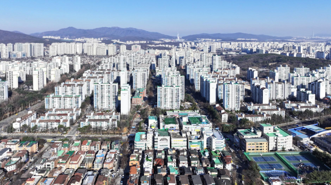 분당신도시 전경 모습. /사진제공=성남시