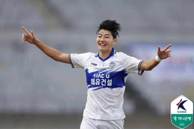 U22 대표팀에 추가 발탁된 충남아산 김정현(한국프로축구연맹 제공)