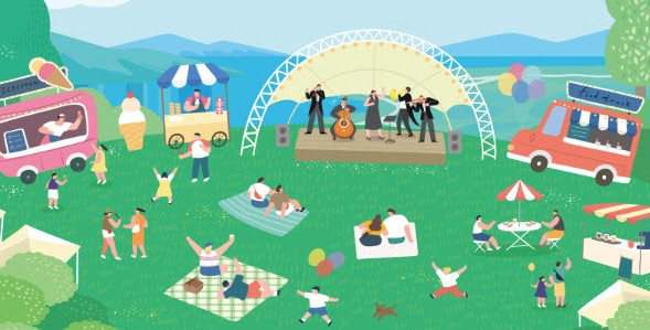 오는 7일 의왕 학의동에서 열리는 백운호수공원 개장식 및 기념 음악회 개최 안내. /사진=의왕시