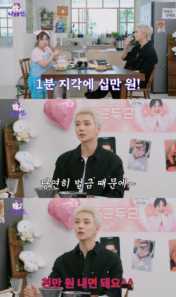 유튜브 채널 '나래식' 캡처