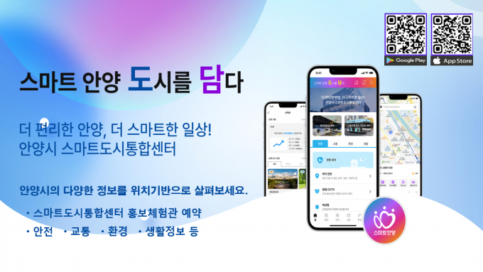 지난 1일부터 서비스를 시작한 위치기반 도시정보 애플리케이션 '스마트 안양 도담' 개념도. /사진제공=안양시