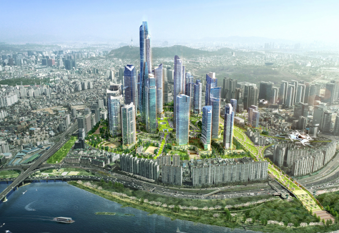용산국제업무지구 조감도(전 용산정비창) /사진 제공=서울시