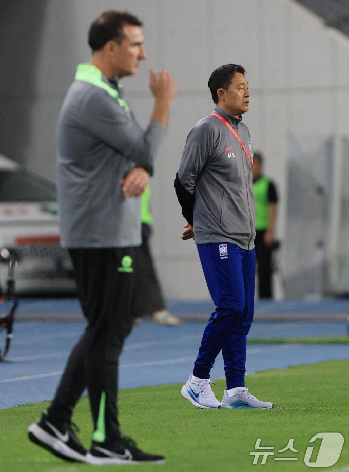 [뉴스1 PICK] 이민성호 U22 대표팀 첫 경기서 호주와 0-0 무승부