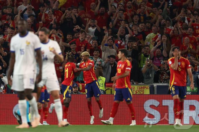 스페인이 UEFA 네이션스리그 결승에 진출했다. ⓒ AFP=뉴스1