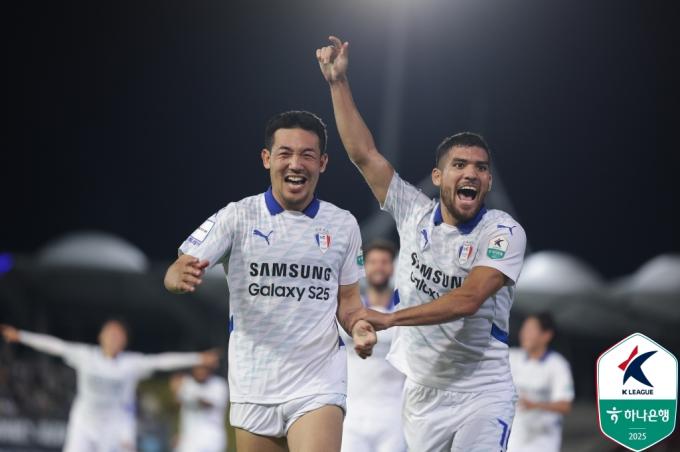 수원 삼성의 승리를 이끈 이기제.(한국프로축구연맹 제공)