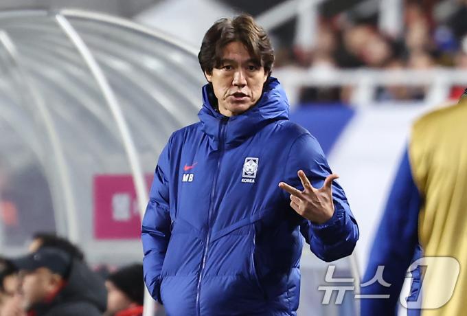 홍명보 축구대표팀 감독. /뉴스1 ⓒ News1 김도우 기자
