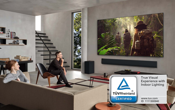 2025년형 LG 올레드 TV 전 제품이 업계 최초로 글로벌 인증기관 TUV 라인란드의 ‘실내조명 환경 화질 인증’에서 가장 높은‘퍼펙트 등급을 받았다. /사진=LG전자