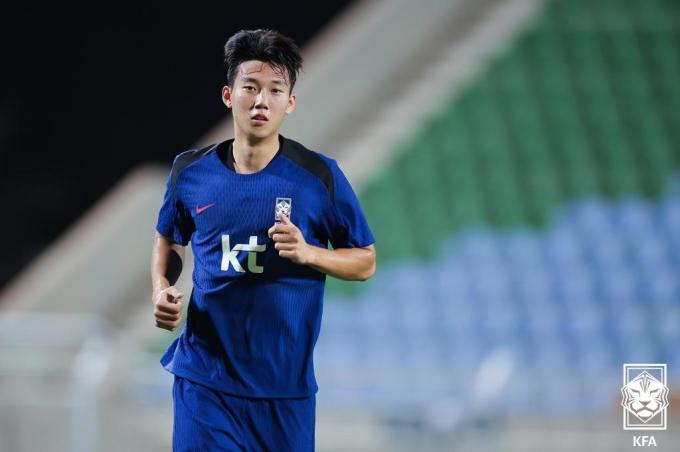 축구대표팀 수비수 이한범. (대한축구협회 제공)