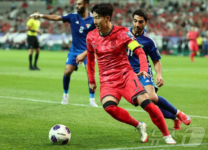 [뉴스1 PICK]11회 연속 월드컵 진출 축구대표팀, 쿠웨이트전 대승으로 예선 마무리