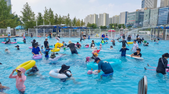  감일 어린이 물놀이장. /사진제공=하남시