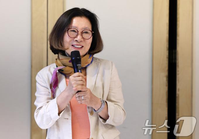 허영일 집행위원장이 11일 서울 중구 달개비하우스에서 열린 제22회 서울국제무용콩쿠르 기자간담회에서 인사말을 하고 있다. 2025.6.11/뉴스1 ⓒ News1 이동해 기자