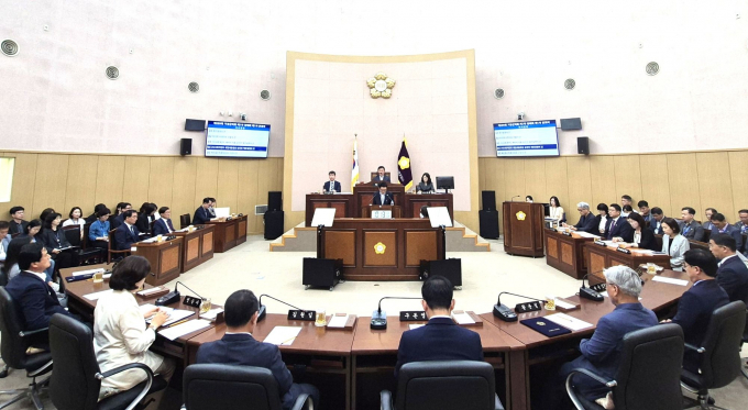 기장군의회 제289회 정례회 1차 본회의 장면/사진=기장군의회