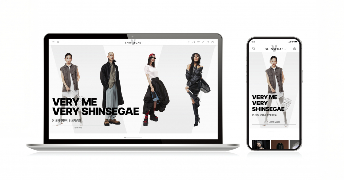  신세계인터내셔날이 디지털 플랫폼 에스아이빌리지의 브랜드명을 신세계V(SHINSEGAE V)로 변경하고 UX/UI를 변경했다. /사진=신세계인터내셔날