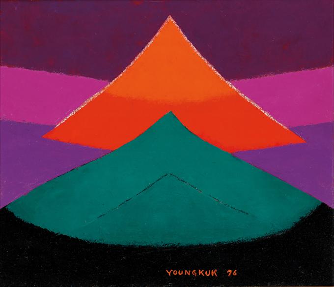 유영국 Yoo YoungKuk 1916 ? 2002, Work, oil on canvas, 45.5&times;53cm (10) 