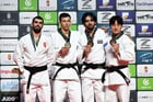 세계유도선수권에서 동메달을 차지한 이준환(오른쪽)(IJF)
