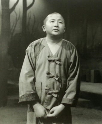 지춘성 배우가 1991년 '동승' 공연 때 출연 모습(국립극단 제공)