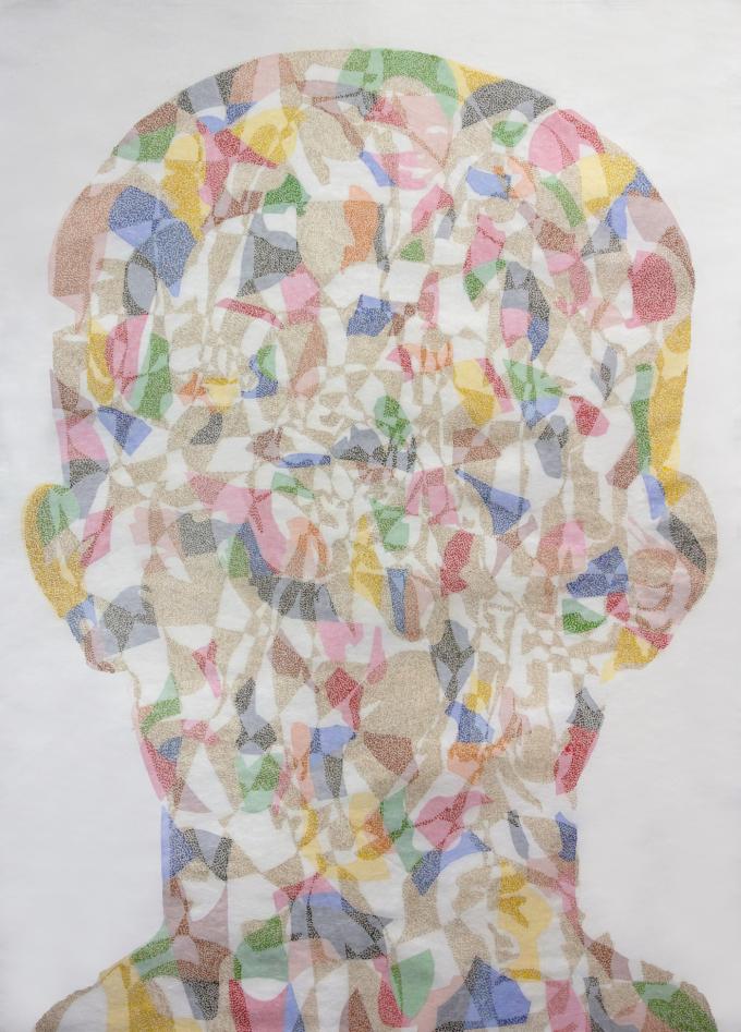 이길우 All kinds of things025-1 2025 140x180cm Incense, Mixed media on hanji paper (선화랑 제공)