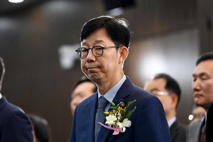 외교부는 이번 G7 회담을 통해 한·일 전략적 협력의 동력이 확보됐다고 밝혔다. 사진은 박윤주 외교부 제1차관이 지난 12일 서울 종로구 정부서울청사에서 열린 취임식에 참석한 모습. /사진=뉴스1