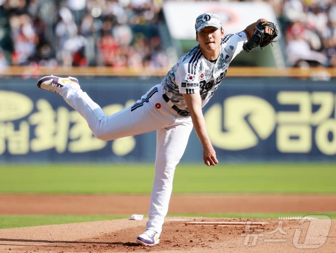 두산 베어스 투수 곽빈. 2025.6.3/뉴스1 ⓒ News1 김진환 기자