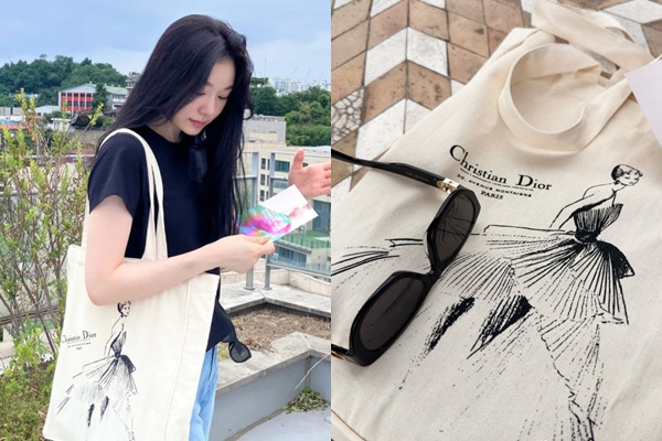  '피겨 여왕' 김연아가 든 에코백에 많은 관심이 쏠리고 있다. /사진=김연아 인스타그램