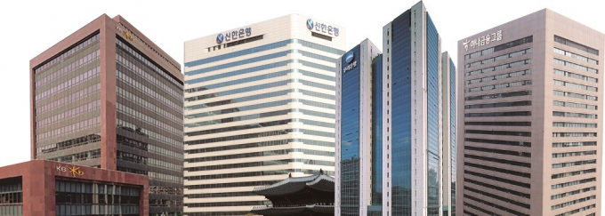 (왼쪽부터) KB금융그룹, 신한금융그룹, 우리금융그룹, 하나금융그룹/사진=각사