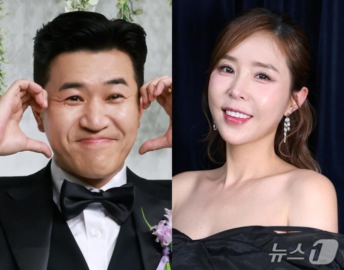 코요태 김종민(왼쪽)과 신지 ⓒ 뉴스1