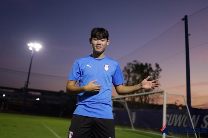 뉴캐슬의 관심을 받고 있는 수원 삼성의 박승수(한국프로축구연맹 제공)